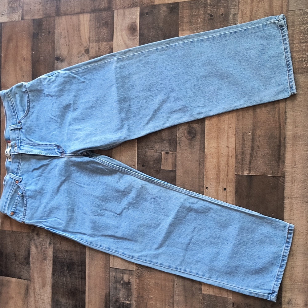 Levi's 550 Relaxed Fit Straight Leg Light Wash Jeans Sz 36/30 Mens
